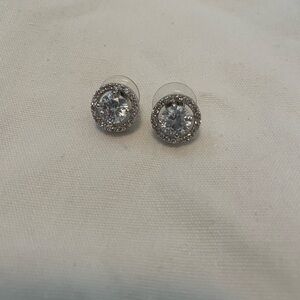 “Diamond” stud earrings